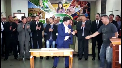 Alécio Espínola inicia trabalhos como prefeito interino