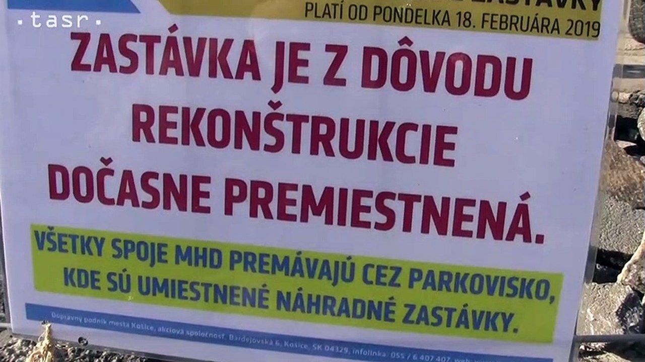 KOŠICE: Rekonštrukcia autobusových zastávok MHD