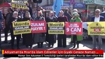 Adıyaman'da Mısır'da İdam Edilenler İçin Gıyabi Cenaze Namazı Kılındı