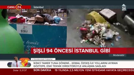 Şişli'de işçiler eylemde