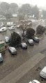 Bufera di neve a Bari e Provincia