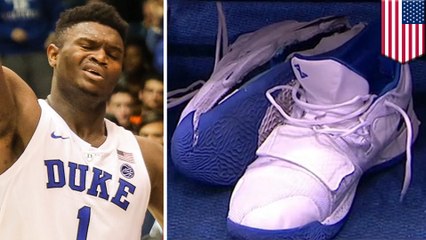 How Zion Williamson's Nike kicks fell apart