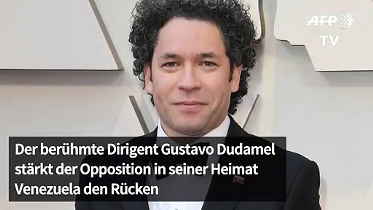 Stardirigent Dudamel: Venezuela wird sich 'befreien'