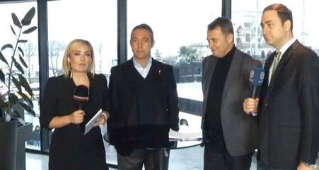 Derbi Öncesi Fikret Orman ve Ali Koç'tan Dostluk Mesajları