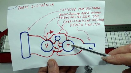 Como Fazer uma Guitarra Havaiana - Hou to Make Lap Steel Guitar