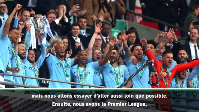 Man City - Aguero veut réaliser le quadruplé !