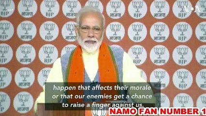 PM Narendra Modi - india will fight as one , india will win as one