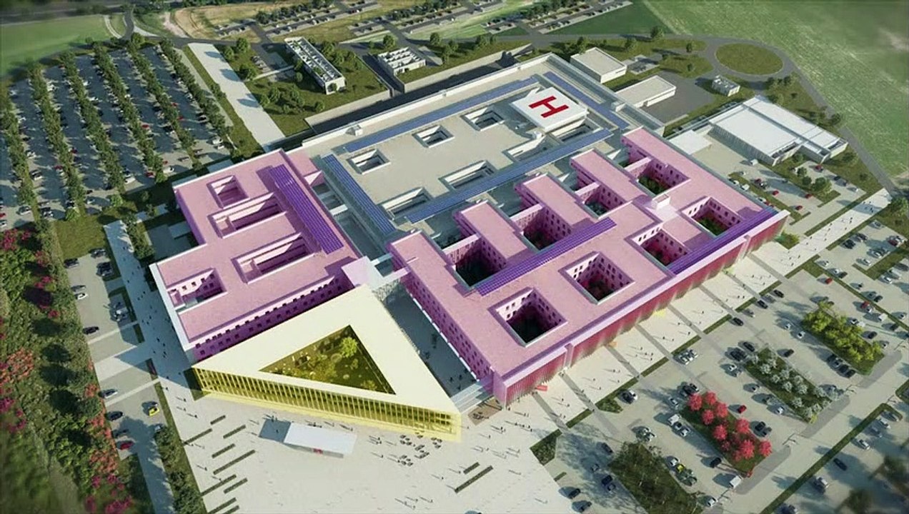 Le Nouvel Hôpital de Lens se dévoile