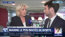 Au salon de l'Agriculture, Marine Le Pen dénonce la situation sociale 