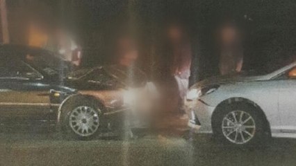 만취한 미군, 운전하다 중앙선 넘어 '쾅' / YTN