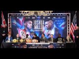 ANTHONY JOSHUA v JARRELL MILLER *FULL & UNCUT* LONDON PRESS CONFERENCE / JOSHUA-MILLER