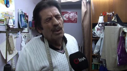 İlk Okuldan Sonra Başladığı Terzilik Mesleğini 50 Yıldır Sürdürüyor