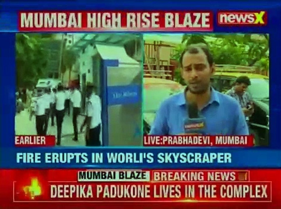 Fire at Mumbai's Prabhadevi; firefighting operations underway