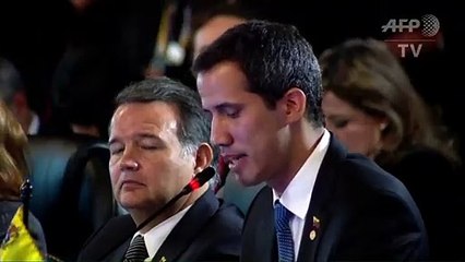 Guaidó: Ser permisivos con Maduro sería una amenaza para América