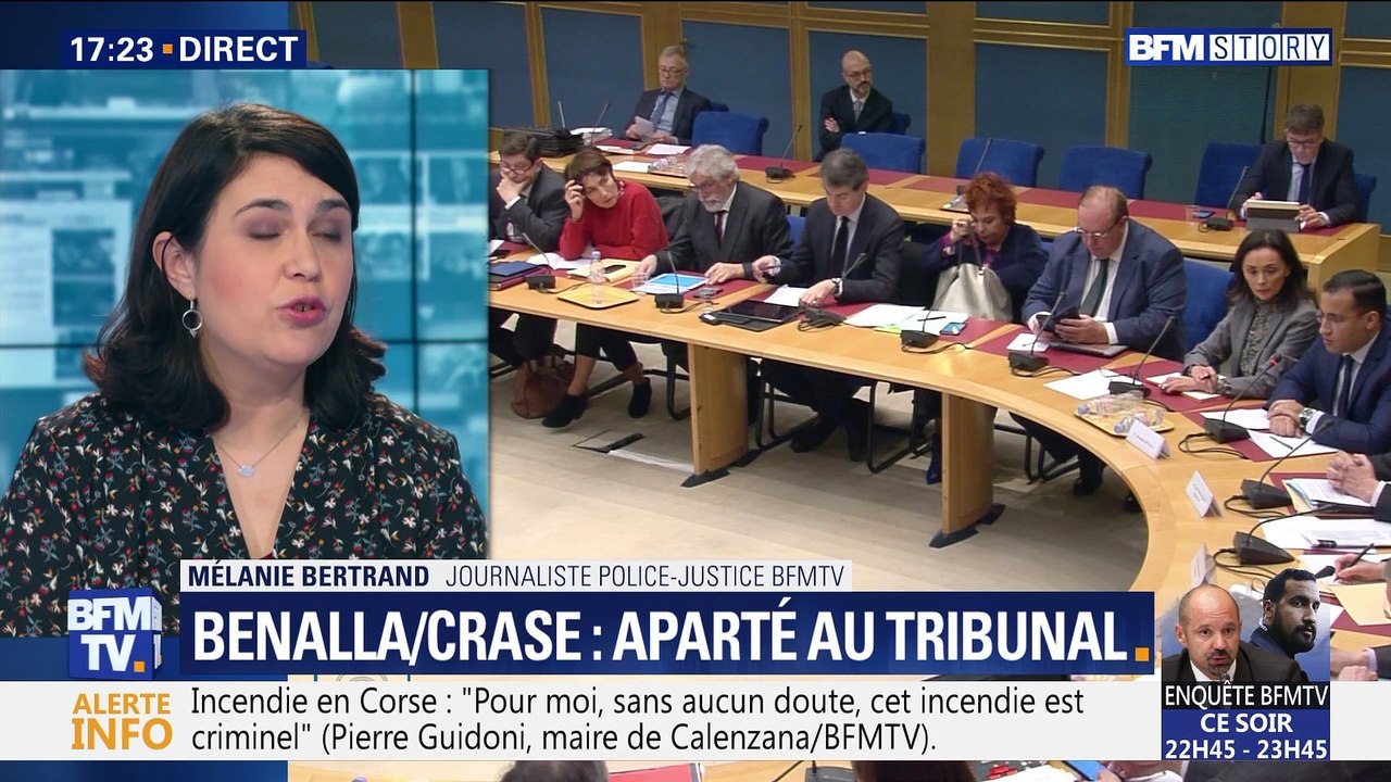 Alexandre Benalla-Vincent Crase: Aparté au tribunal