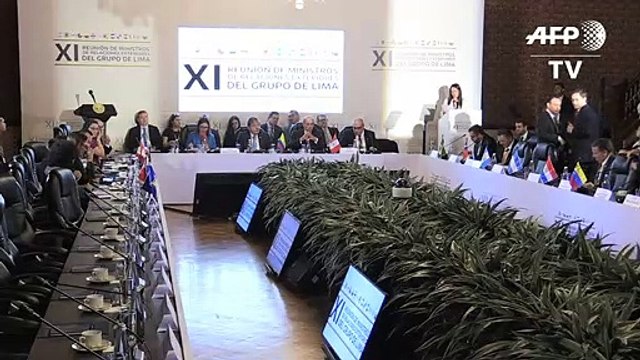 Grupo de Lima define próximos passos