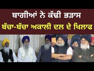 ਸੁਖਬੀਰ ਤੇ ਵੱਡੇ ਬਾਦਲ ਖਿਲਾਫ ਬੋਲੇ ਬਾਗੀ Brahmpura on sukhbir Badal, Bikram Majithia and badal