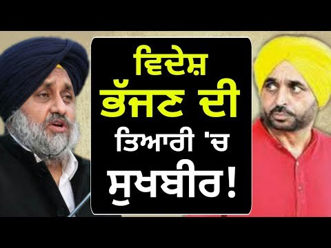 ਕੀ ਸੱਚਮੁੱਚ ਡਰ ਗਏ ਸੁਖਬੀਰ ਬਾਦਲ? Parkash Singh Badal and Sukhbir Badal are scared : Bhagwant Mann