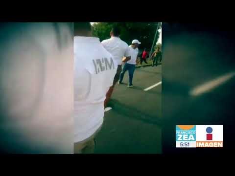 Migrantes hondureños agreden a elementos de la Policía Federal | Noticias con Francisco Zea