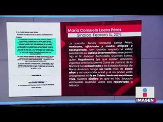 Carta de mamá de "El Chapo" al presidente López Obrador | Noticias con Yuriria Sierra
