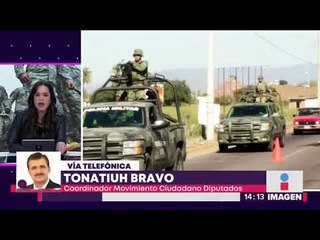 Entrevista a Tonatiuh Bravo, sobre la postura de Movimiento Ciudadano respecto la Guardia Nacional
