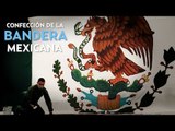 Confección de la bandera mexicana