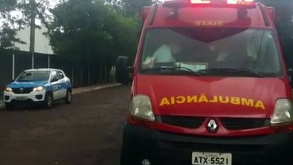 Menino de nove anos é socorrido no Bairro Tropical