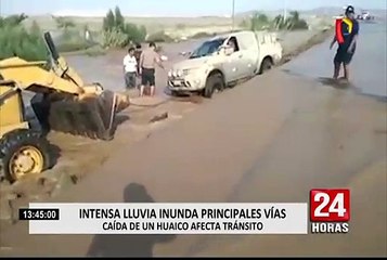 La Libertad: colegio colapsa por intensas lluvias en Santiago de Chuco