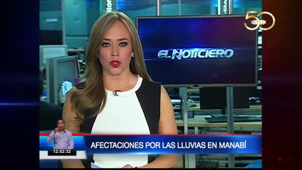 Afectaciones por las lluvias en Manabí