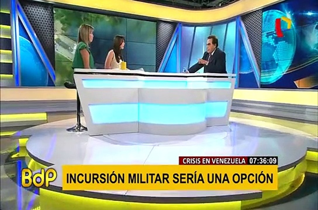 Gonzales Posada opina sobre posible incursión militar en Venezuela