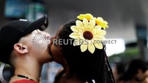 Dogs parade at Rio de Janeiro's Pets Carnival