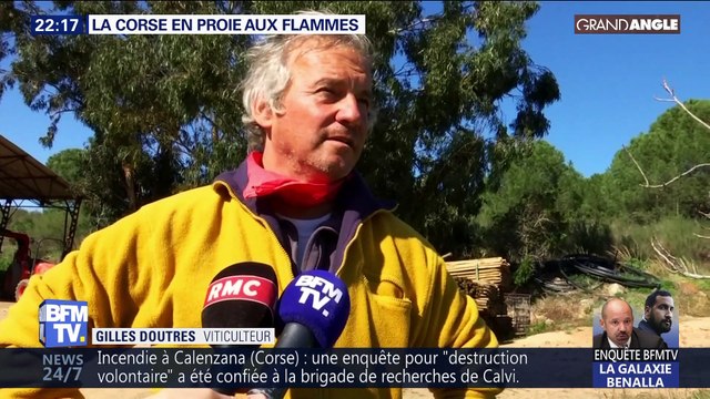 La Corse en proie aux flammes