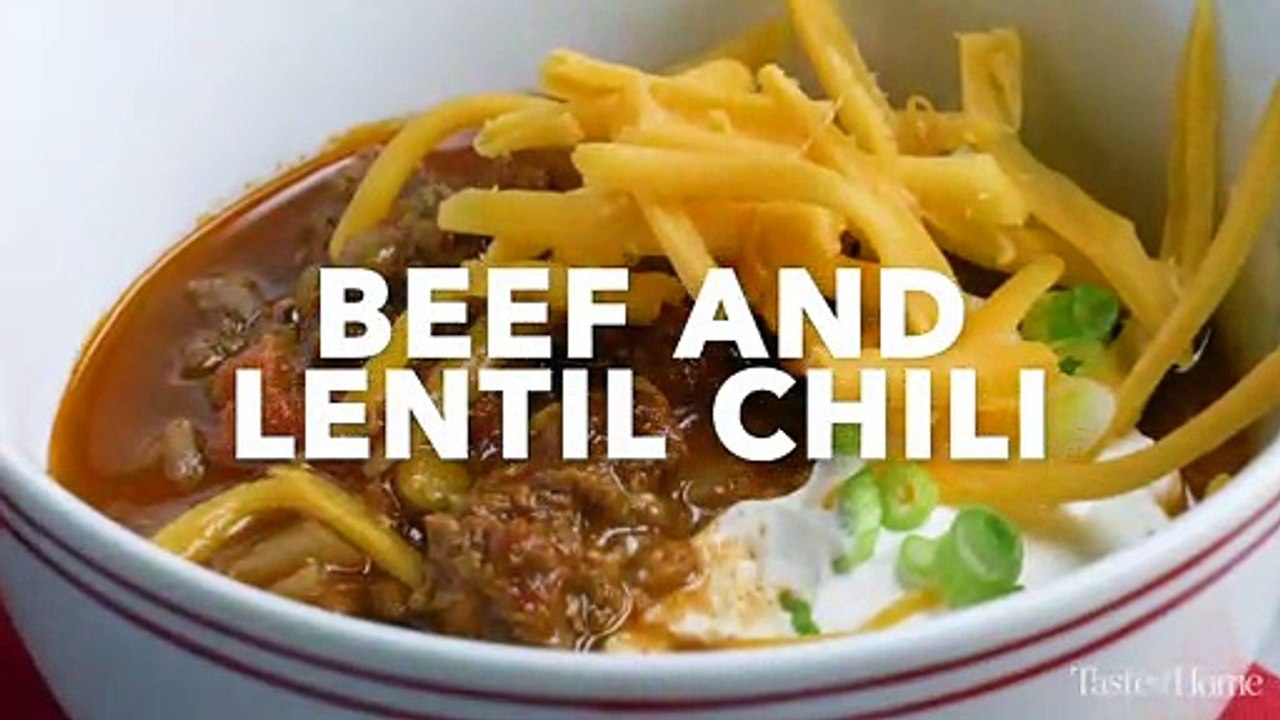 Beef and Lentil Chili
