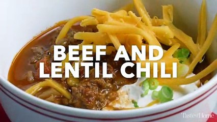 Beef and Lentil Chili