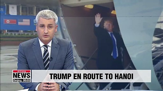 Trump to arrive in Hanoi late Tuesday ahead of 2nd N. Korea-U.S. summit