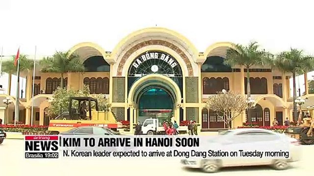 N. Korean leader expected to arrive in Vietnam soon ahead of summit