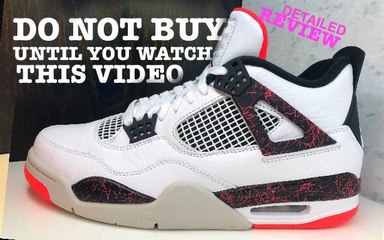 Air Jordan 4 IV Bright Crimson Retro Sneaker Detailed Look Honest Review