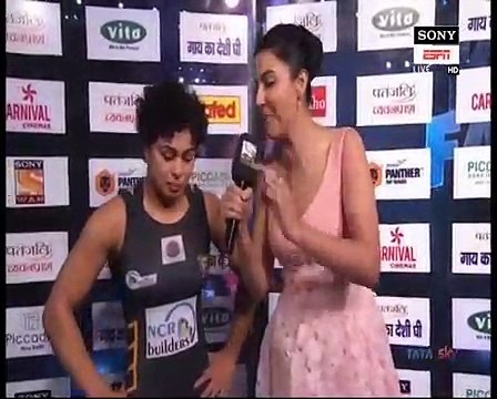 PWL 3 Finals: Pooja Dhandha speaks over at Pro Wrestling League 3