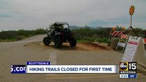 5 hiking trails in Scottsdale closed due to muddy pathways