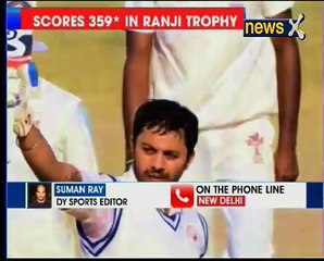 Samit Gohel makes world record; scores 359 (not out) for Gujarat against Odisha