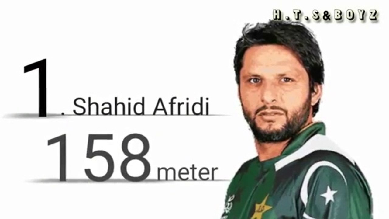 Top 5 longest sixes in world Cricket