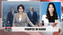Pompeo arrives in Hanoi ahead of North Korea-U.S. summit