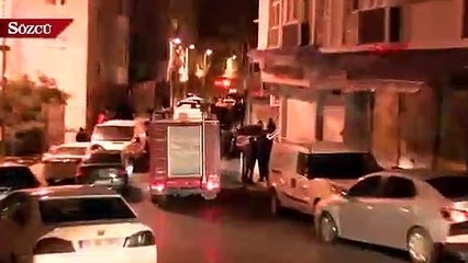 İstanbul’da operasyon: Kapılar oksijen tüpü ile kesildi