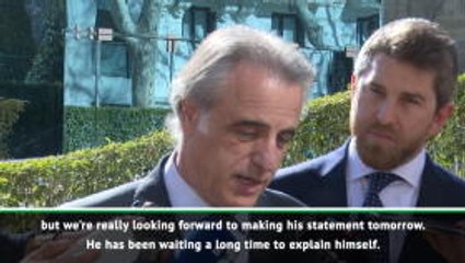 Former Barcelona president Sandro Rosell appears in court