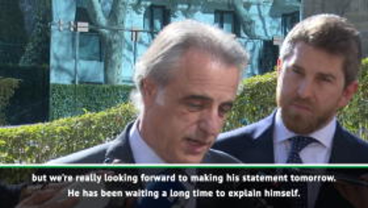 Former Barcelona president Sandro Rosell appears in court