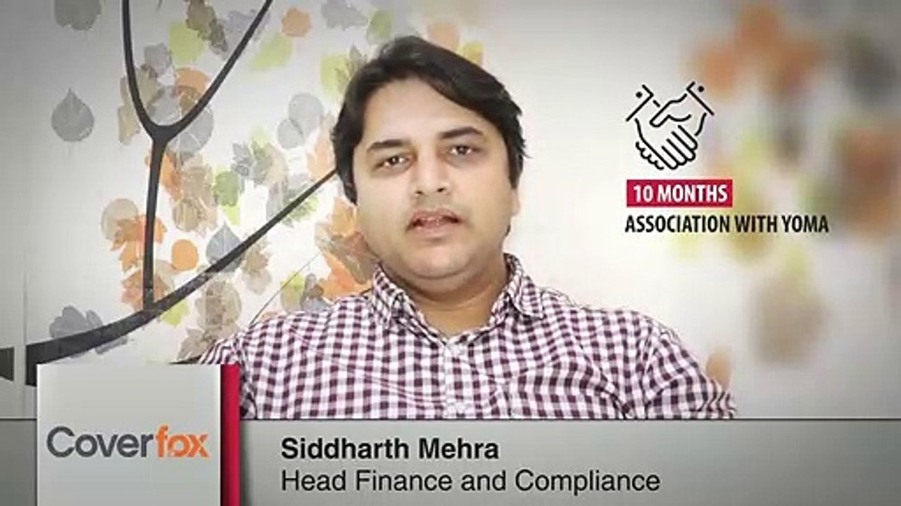 Coverfox Client Testimonial - YOMA Business Solutions