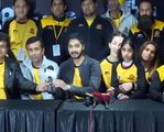 PWL 3 Day 9_ Veer Marathas Wrestlers briefing the Media after victory against Mu