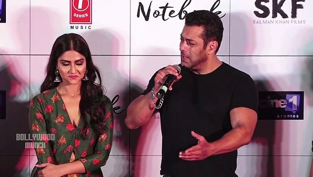 Salman Khan, Zaheer Iqbal, Pranutan Bahl & Others Launch Trailer Of ‘Notebook