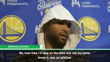 Next time I won't throw the shoe! - Cousins on technical foul