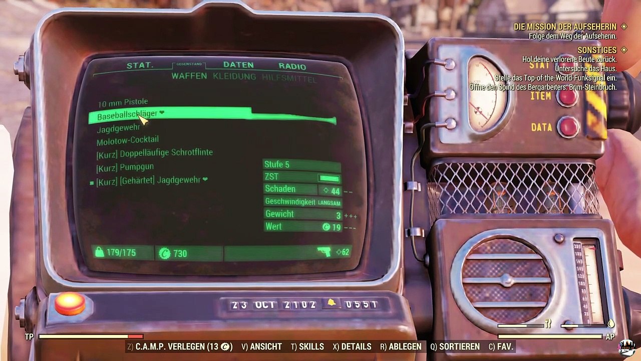 Fallout 76 ☢ Gruben-Gräber und der Schlüssel zum Brim-Steinbruch | gameplay | deutsch